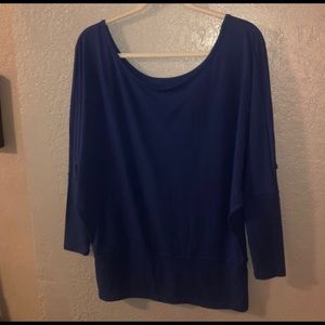 Lucy banded waist dolman yoga top